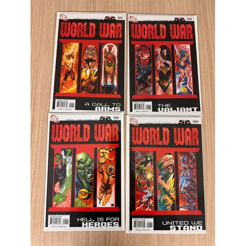 172 - '52' World War III #1 - 4 - Complete DC Comics Set. 2007. All Bagged & Boarded NM Condition