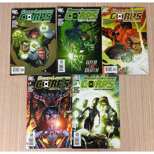 176 - GREEN LANTERN CORPS: RECHARGE #1 - 5 Complete set of 2005 Mini-series. DC Comics VFN Condition.