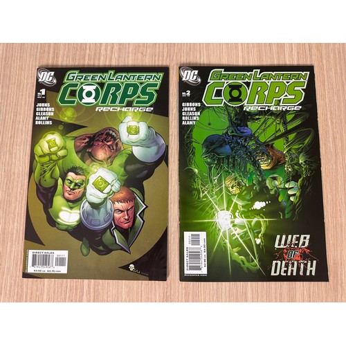 176 - GREEN LANTERN CORPS: RECHARGE #1 - 5 Complete set of 2005 Mini-series. DC Comics VFN Condition.