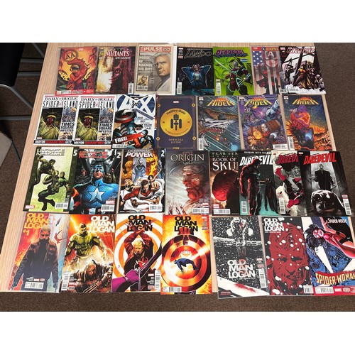 9 - MARVEL COMICS HUGE BUNDLE - 101 Comics from various decades, Featuring: Spider-Man, The Punisher, Hu... 