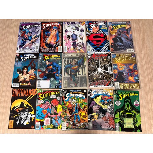 178 - SUPERMAN & SUPERMAN RELATED BUNDLE OF COMICS. 
43 x DC Comics in total. Various Decades. All FN/VFN ... 