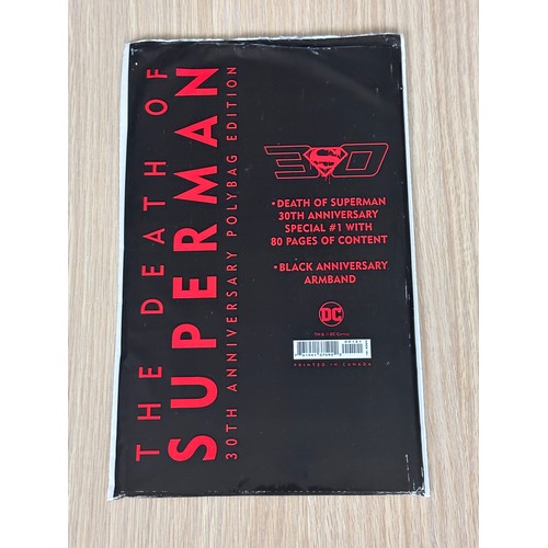 183 - DEATH OF SUPERMAN 30th Anniversary Special #1. 
In black polybag - unopened. As new - see pics. DC C... 