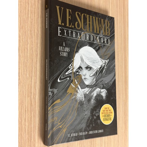 185 - ExtraOrdinary - V.E. Schwab Convention Limited Exclusive SIGNED Hardback Graphic Novel. As New Condi... 