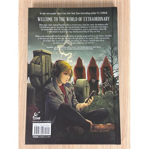 185 - ExtraOrdinary - V.E. Schwab Convention Limited Exclusive SIGNED Hardback Graphic Novel. As New Condi... 