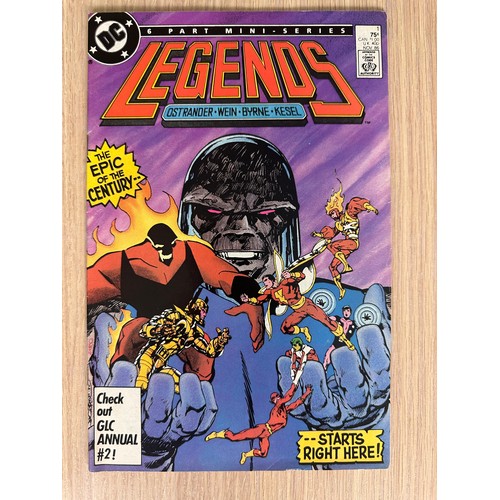 195 - LEGENDS #1 - Marvel Comics 1986 - First App of Amanda Waller, Director of the Suicide Squad, First A... 