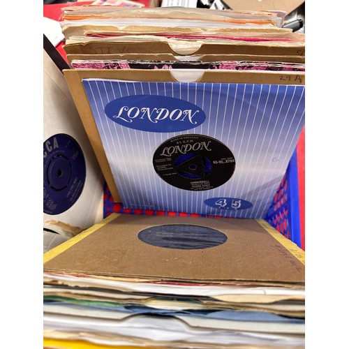 306 - 200+50's & 60's Vinyl Record Singles. All Sleeved & All in good playing condition.