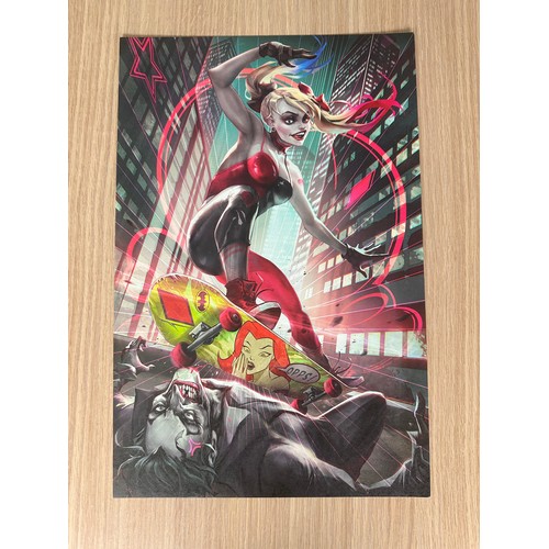 260 - Harley Quinn Art Print. Stunning Print measuring 27cm x 42cm.