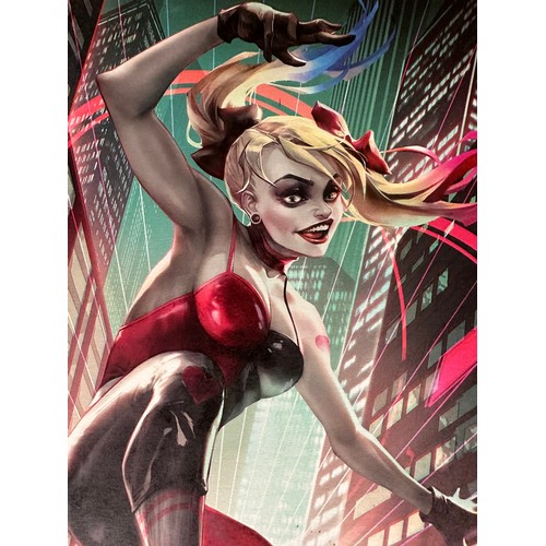 260 - Harley Quinn Art Print. Stunning Print measuring 27cm x 42cm.