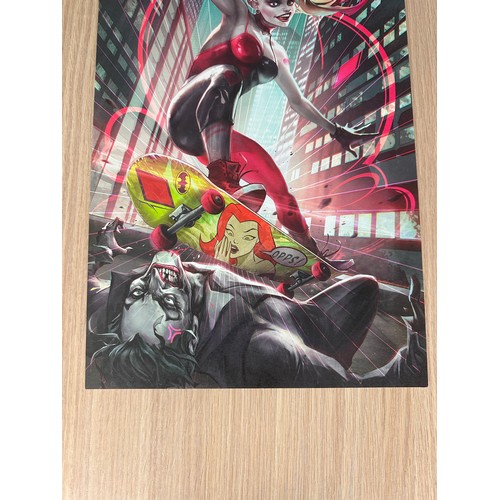 260 - Harley Quinn Art Print. Stunning Print measuring 27cm x 42cm.