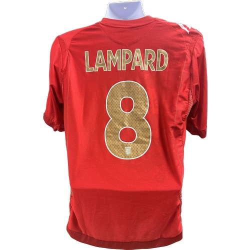 295 - ENGLAND 2006 Away Football Shirt, Umbro, Lampard 8. Size Large. Official Authentic Team Football shi... 