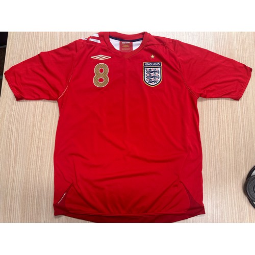 295 - ENGLAND 2006 Away Football Shirt, Umbro, Lampard 8. Size Large. Official Authentic Team Football shi... 