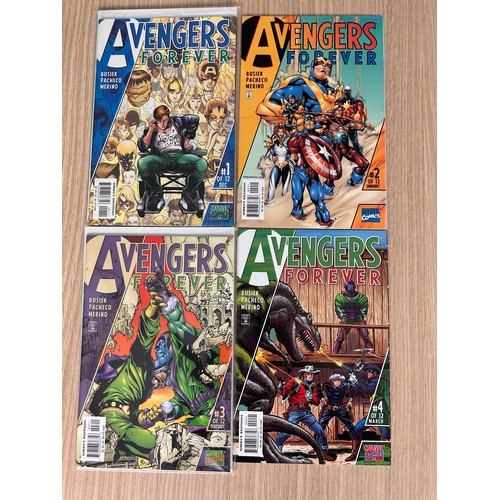 45 - Avengers Forever #1-12. Full complete run of the 12 Comic set.  Marvel Comics 1998. VFN/NM Condition... 