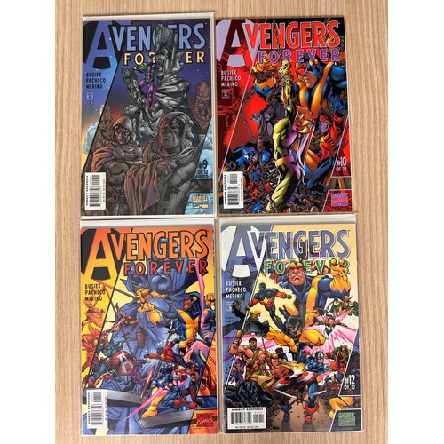 45 - Avengers Forever #1-12. Full complete run of the 12 Comic set.  Marvel Comics 1998. VFN/NM Condition... 