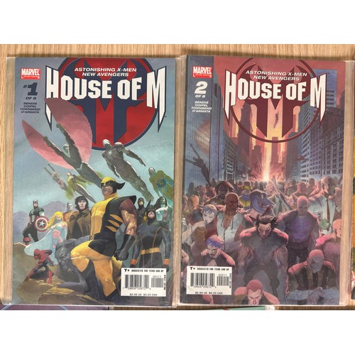 48 - House of M #1-8 + Secrets of House of M. Marvel Comics 2005. Marvel Comics. FN Condition.