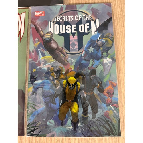 48 - House of M #1-8 + Secrets of House of M. Marvel Comics 2005. Marvel Comics. FN Condition.