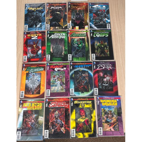 210 - Future’s End Lenticular Covers x 16. DC Comics 2014. VFN Condition. All Bagged.