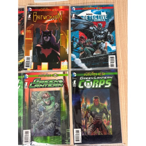 210 - Future’s End Lenticular Covers x 16. DC Comics 2014. VFN Condition. All Bagged.