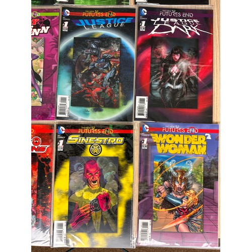 210 - Future’s End Lenticular Covers x 16. DC Comics 2014. VFN Condition. All Bagged.