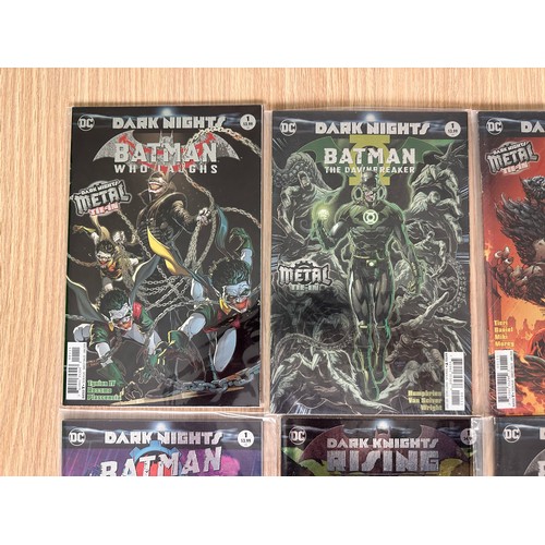 211 - Batman: Dark Knights Metal tie-ins x 8 (foil & standard covers) DC Comics. 2017. All Bagged All VFN ... 