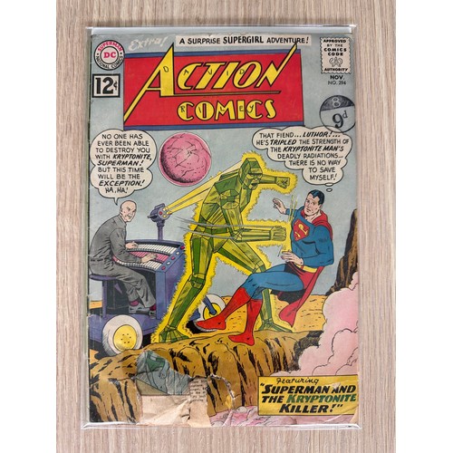 215 - Action Comics 1960’s bundle - #279,294,300,303,315 (1961-64). DC Comics. 5 x Silver Age Comics. VG/V... 