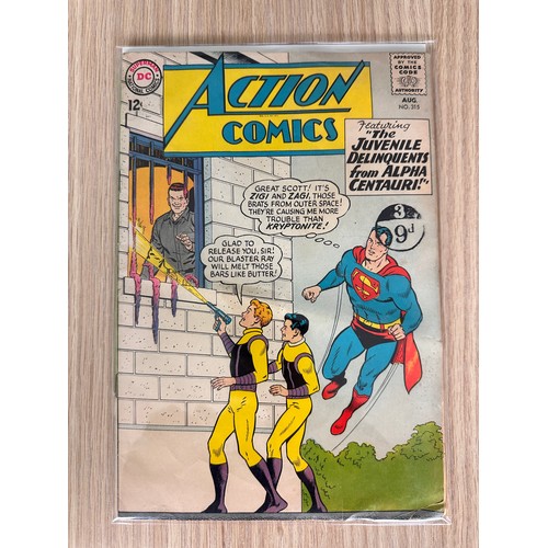 215 - Action Comics 1960’s bundle - #279,294,300,303,315 (1961-64). DC Comics. 5 x Silver Age Comics. VG/V... 