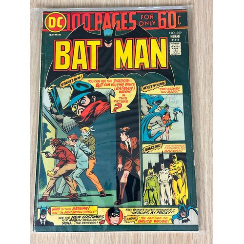 226 - Batman #259. DC Comics 1974. 100 Page Special. Silver Age Comic. FN Condition. Bagged & Boarded.