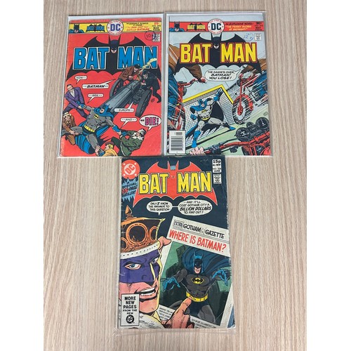 227 - Batman #264,266,271,272,273,275,336. DC Comics from 1975 onwards. VG/FN Condition. All Bagged. 7 Com... 