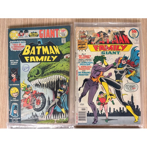 229 - Batman Family #3,9,19,20. DC Comics 1976 Onwards. Various Conditions from Fair to VG, see pics. All ... 