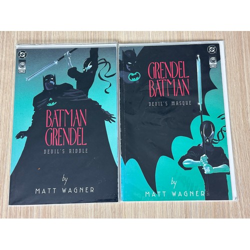 230 - Batman/Grendel #1 & #2. DC Comics 1994. FN Condition. Bagged & Boarded.