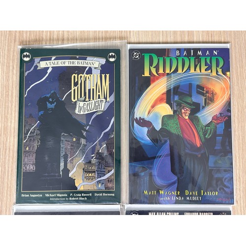 232 - Batman graphic novels: Gotham by Gaslight; Riddler; Run, Riddler, Run 1; Scar of the Bat