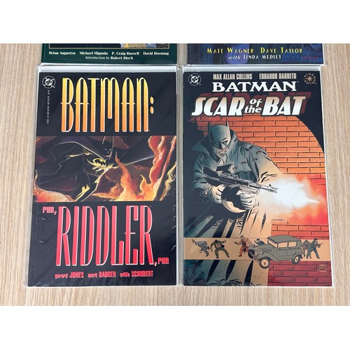 232 - Batman graphic novels: Gotham by Gaslight; Riddler; Run, Riddler, Run 1; Scar of the Bat