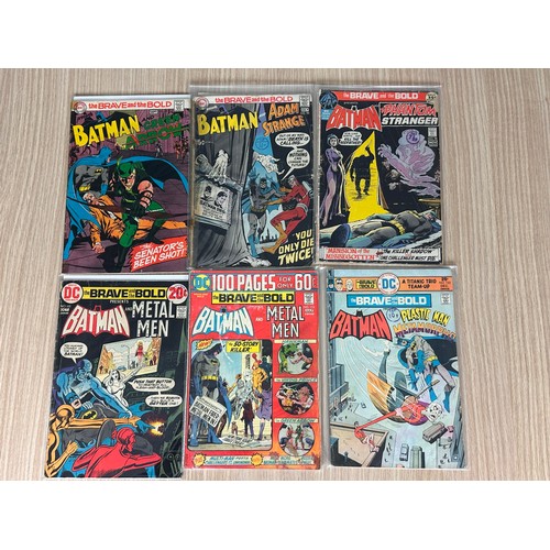 233 - Brave & Bold bundle: #85,90,98,103,113,123. Silver Age DC Comics from 1969. Various condition mostly... 