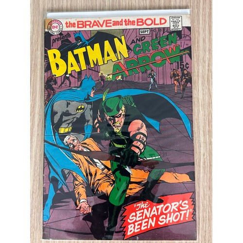 233 - Brave & Bold bundle: #85,90,98,103,113,123. Silver Age DC Comics from 1969. Various condition mostly... 