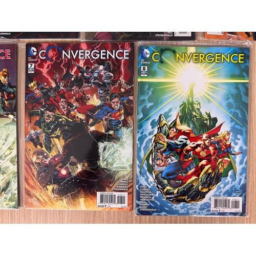 235 - Convergence  #0-8 Complete set of DC Comics (2015). All VFN Condition. All Bagged.