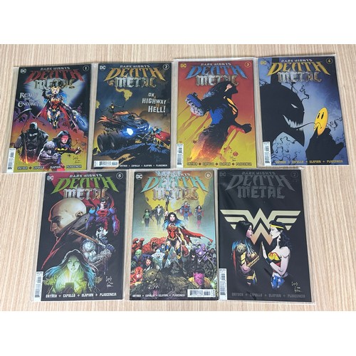 236 - Dark Nights Death Metal #1-7 Complete set. DC Comics 2020. All VFN Condition. All Bagged.