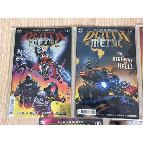 236 - Dark Nights Death Metal #1-7 Complete set. DC Comics 2020. All VFN Condition. All Bagged.