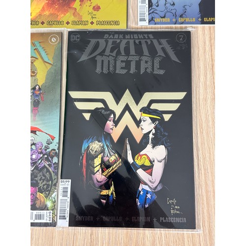 236 - Dark Nights Death Metal #1-7 Complete set. DC Comics 2020. All VFN Condition. All Bagged.