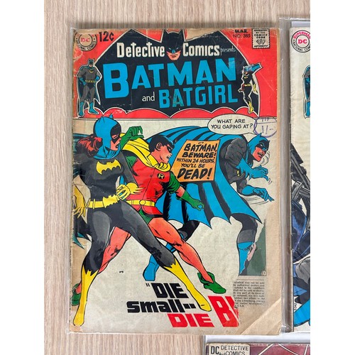 238 - Detective Comics starring Batman & Batgirl bundle: #385,396,404. Silver Age Comics 1969 Onwards. VG ... 