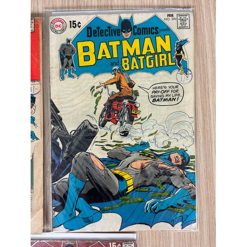 238 - Detective Comics starring Batman & Batgirl bundle: #385,396,404. Silver Age Comics 1969 Onwards. VG ... 