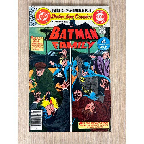 239 - Detective Comics #483- Batman Family (first appearance of Maxie Zeus) DC Comics 1979. FN+ Condition.... 