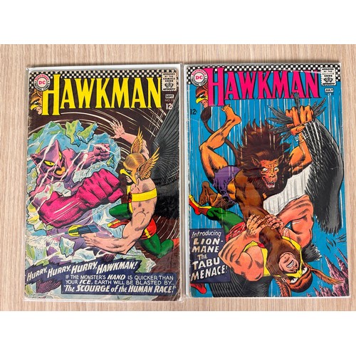 252 - Hawkman #15 & #20 (First App of Lion-Mane). Silver Age DC Comics 1966/7. FN Condition. Bagged & Boar... 