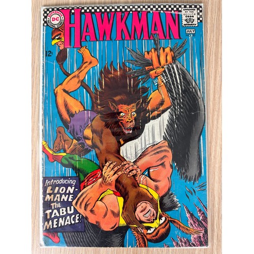 252 - Hawkman #15 & #20 (First App of Lion-Mane). Silver Age DC Comics 1966/7. FN Condition. Bagged & Boar... 