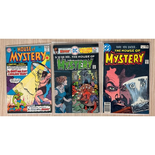 253 - House of Mystery bundle: #153 (early solo Martian Manhunter), #239, #276. Silver Age DC Comics from ... 