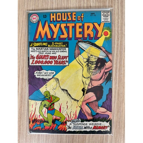 253 - House of Mystery bundle: #153 (early solo Martian Manhunter), #239, #276. Silver Age DC Comics from ... 