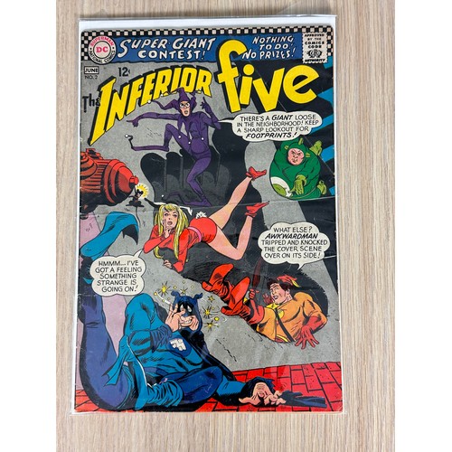 255 - Inferior Five #2. Silver Age DC Comic 1967. FN+ Condition. Bagged & Boarded.