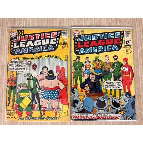 257 - JUSTICE LEAGUE OF AMERICA Silver Age bundle includes Key Comics. Featuring: - #3 (1st app Kanjar Ro)... 