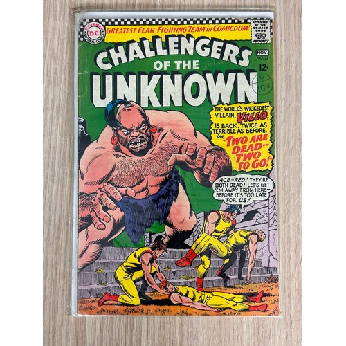 234 - Challengers of the Unknown bundle: Super DC Giant S-25, plus #47,52,56. Silver Age DC Comics. All Ba... 