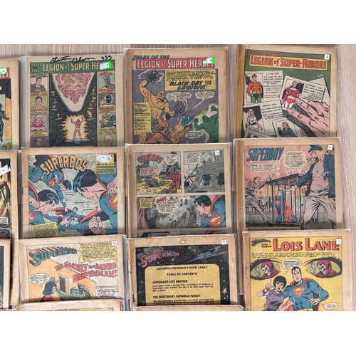 259 - Coverless 1960s/70s DC readers – Action Comics, Adventure Comics, Detective Comics, Superboy, Superm... 