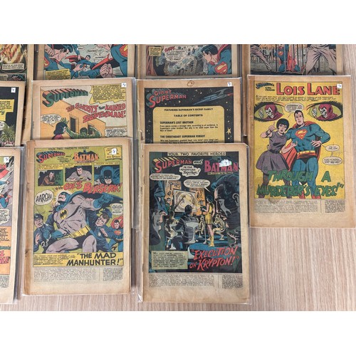 259 - Coverless 1960s/70s DC readers – Action Comics, Adventure Comics, Detective Comics, Superboy, Superm... 