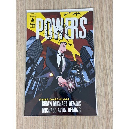 270 - Powers #1 (signed by Bendis, no COA) Image Comics 2000. NM Condition. Bagged & Boarded.